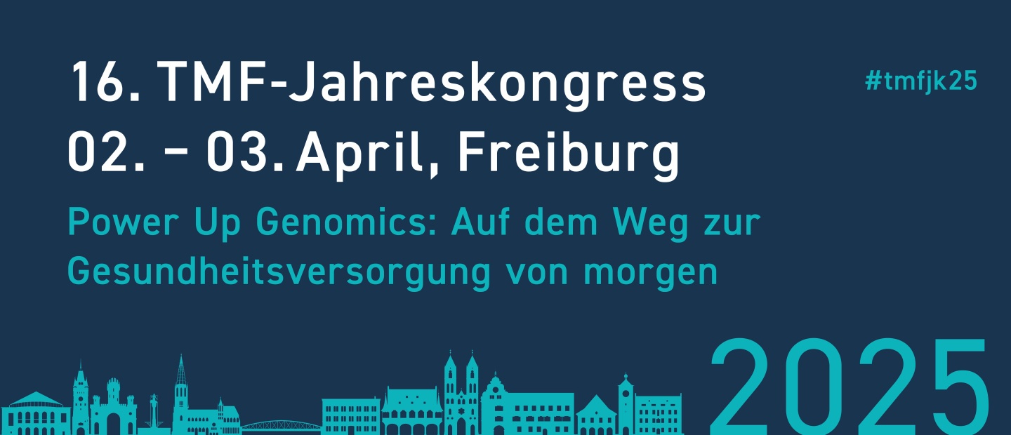 Der 16. TMF-Jahreskongress 2025 am 2. bis 3. April in Freiburg.