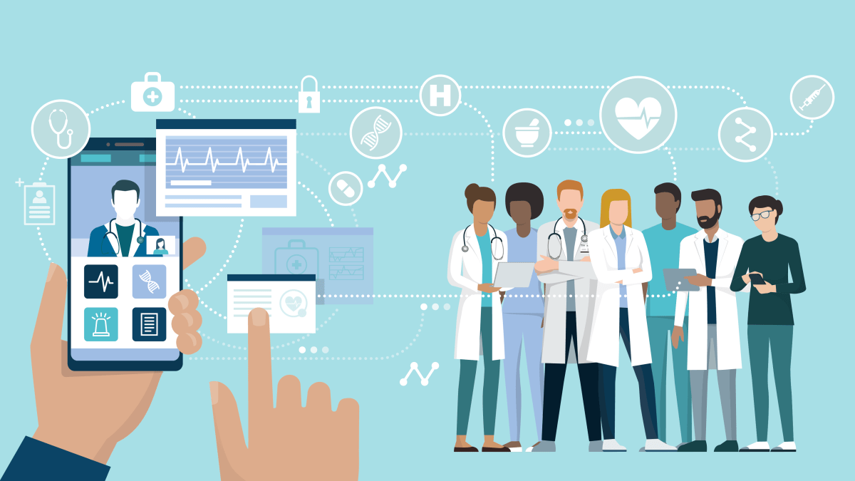 Headergrafik für das Thema Digitalisierung & E-Health