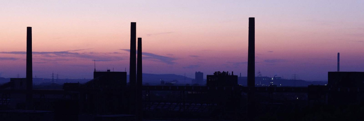 Abendstimmung im Ruhrgebiet: Panorama