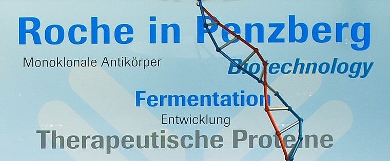 Banner AG Biomaterialbanken Roche in Penzberg 2011