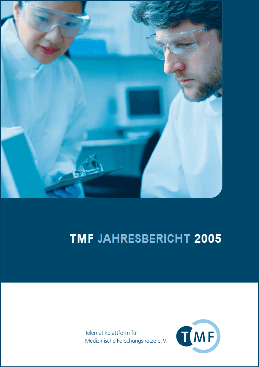 Cover des TMF-Jahresberichts 2005