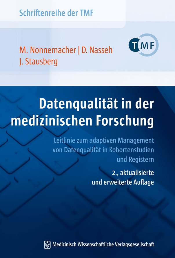 Cover der TMF Schriftenreihe Datenqualität in der medizinischen Forschung