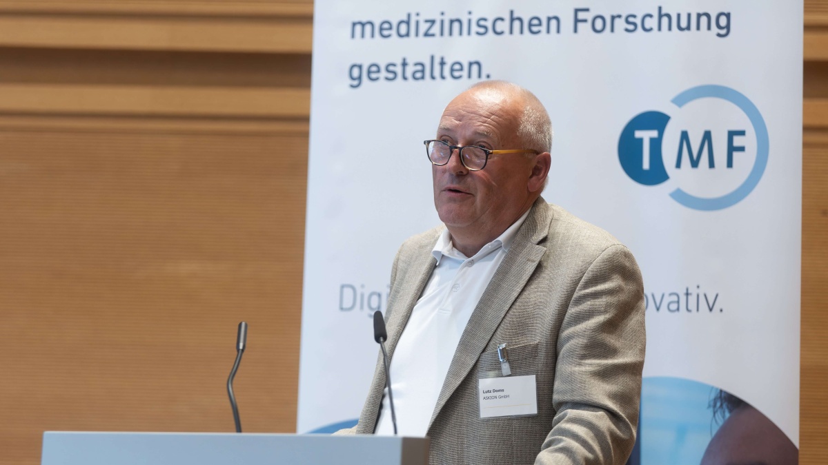 Lutz Doms auf dem Biobanken-Symposium 2024