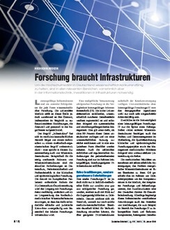 Forschung braucht Infrastrukturen Deutsches Ärzteblatt 2014