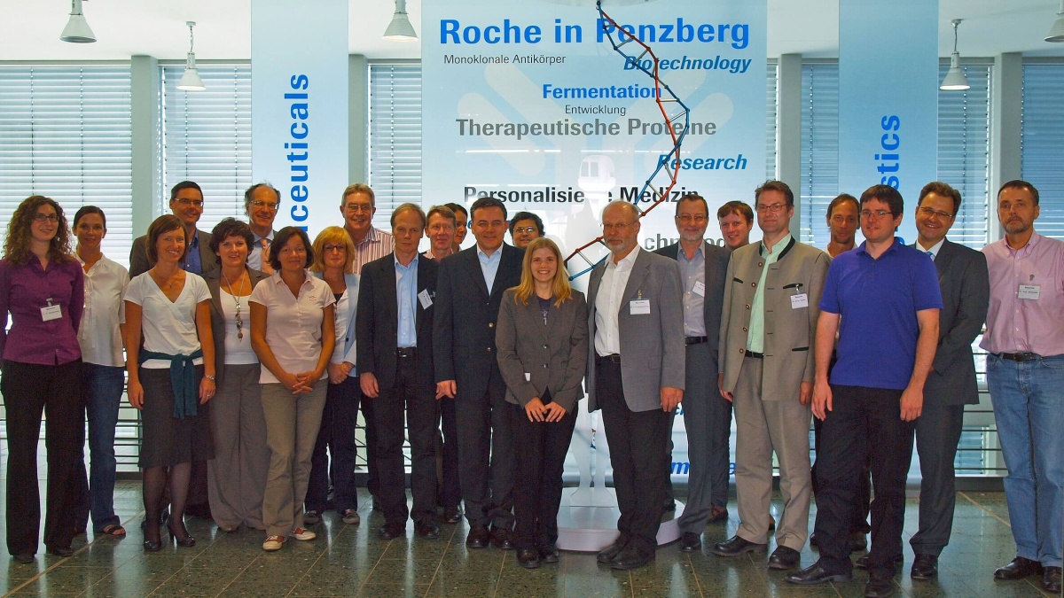 Gruppenfoto AG Biomaterialbanken Roche in Penzberg 2011