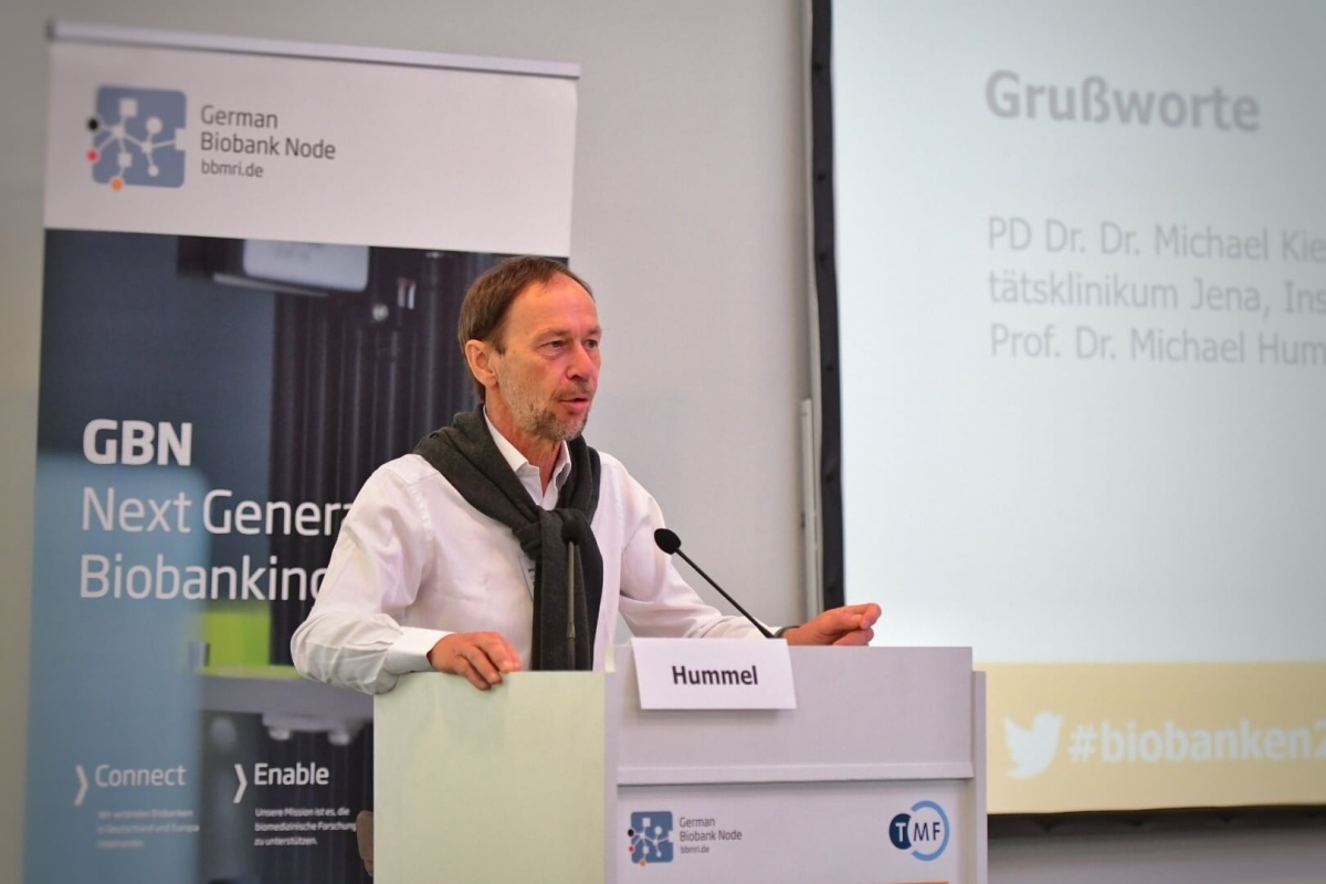 Prof. Dr. Michael Hummel Prof. Dr. Michael Hummel beim Biobanken Symposium 2022
