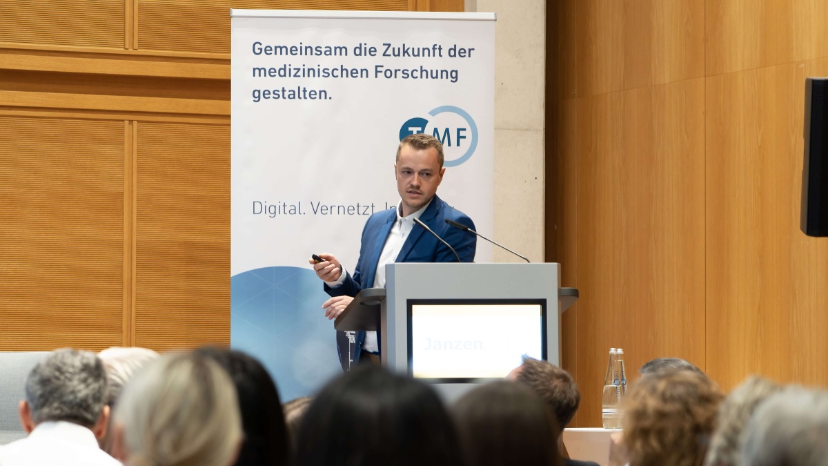 Waldemar Janzen auf dem Biobanken-Symposium 2024