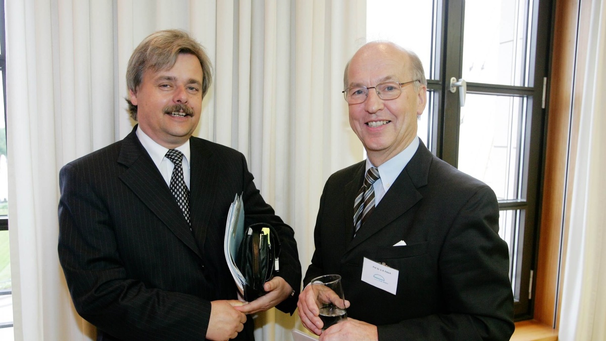 Staatssekratär Kasparick und Prof. Fölsch