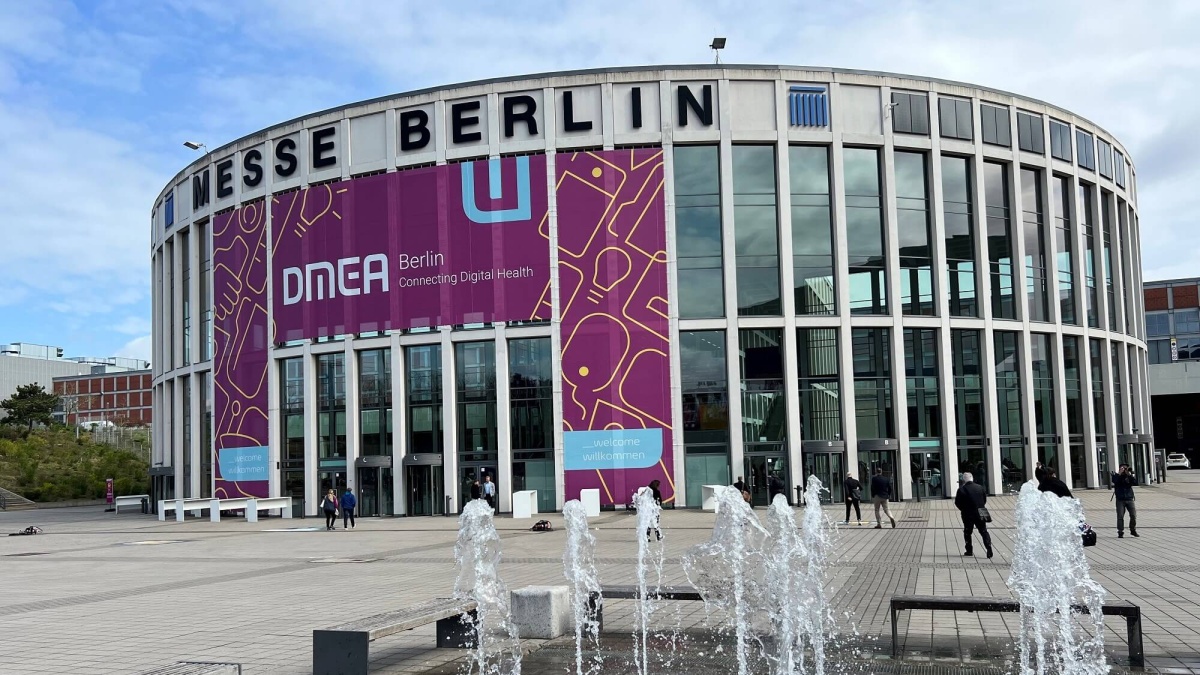 Die Messe Berlin von außen