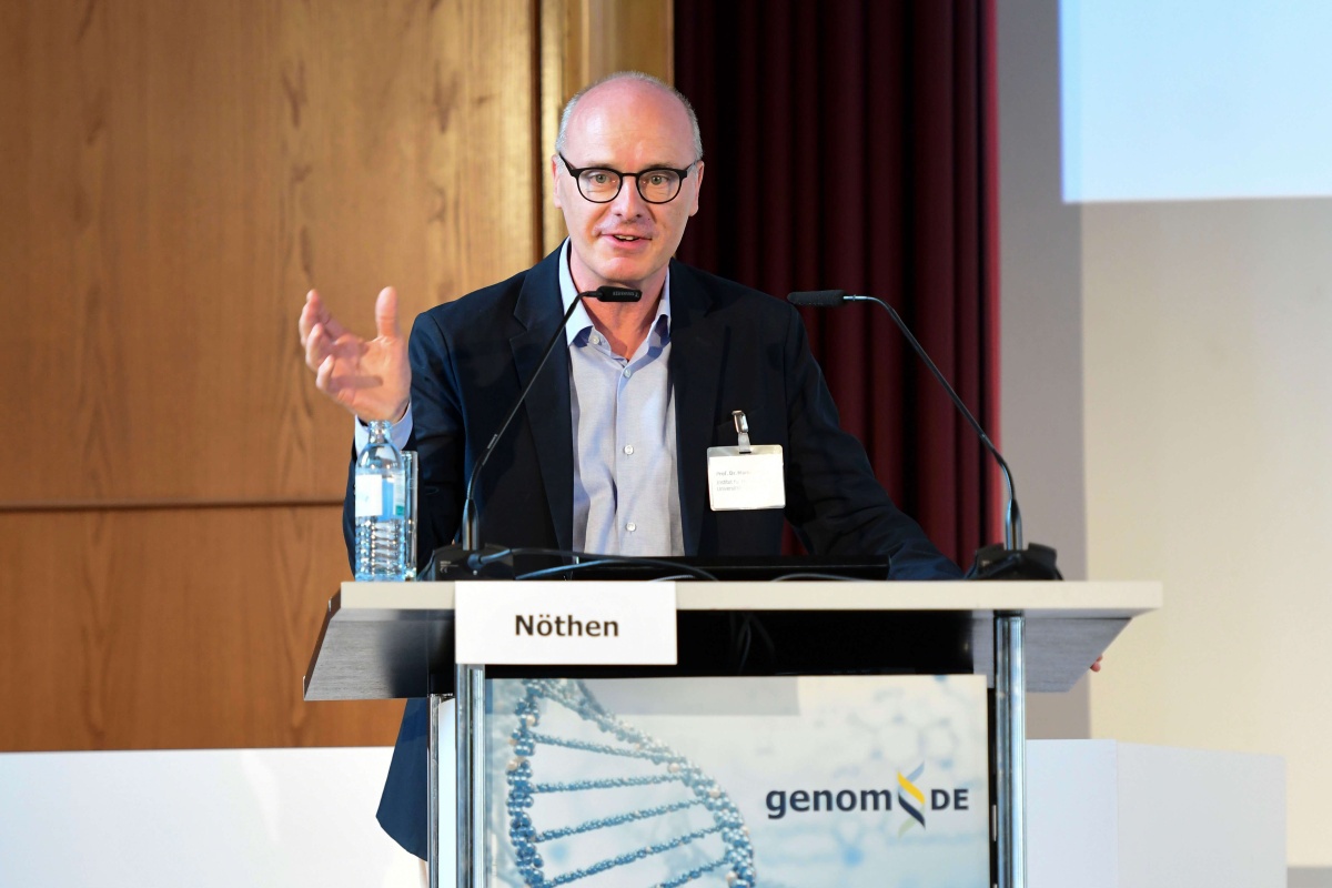 Prof. Dr. Markus Nöthen beim genomDE-Symposium 2022