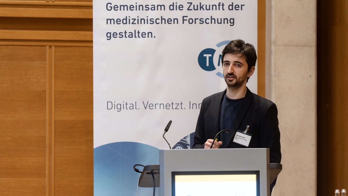 Alexander Popov auf dem Biobanken-Symposium 2024