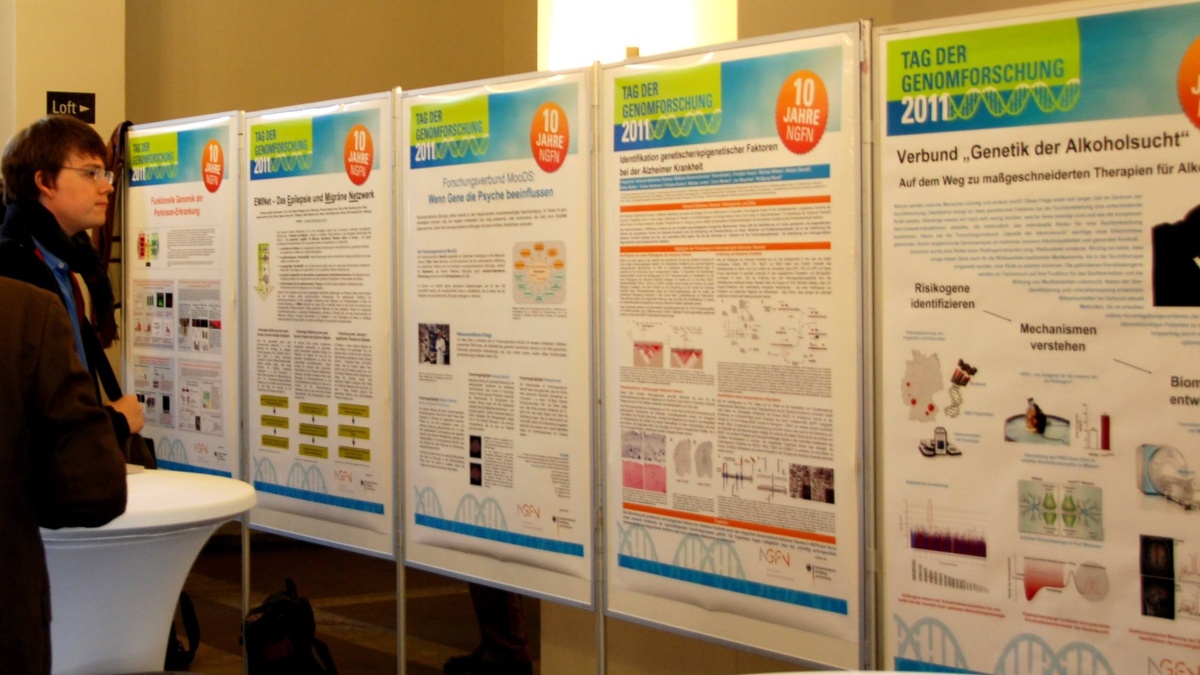 Posterausstellung Tag der Genomforschung 2011