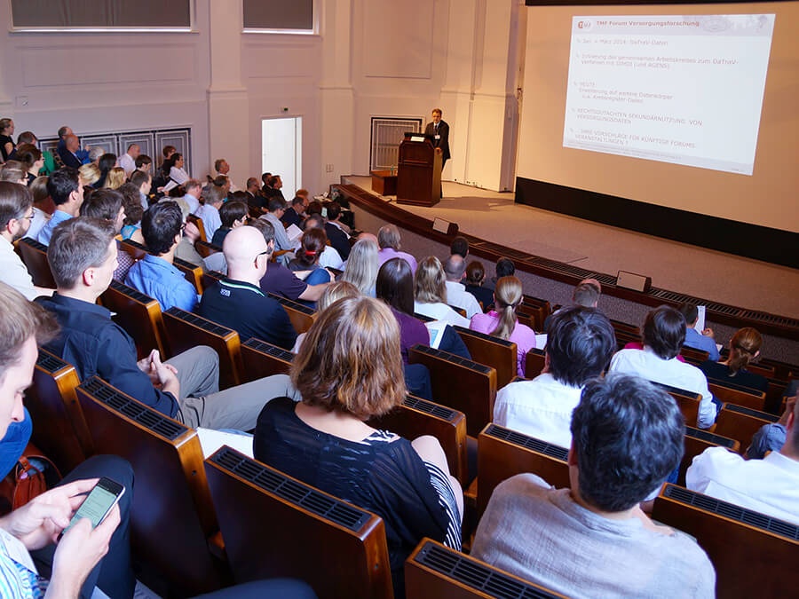 Das Publikum beim TMF-Forum Versorgungsforschung 2015