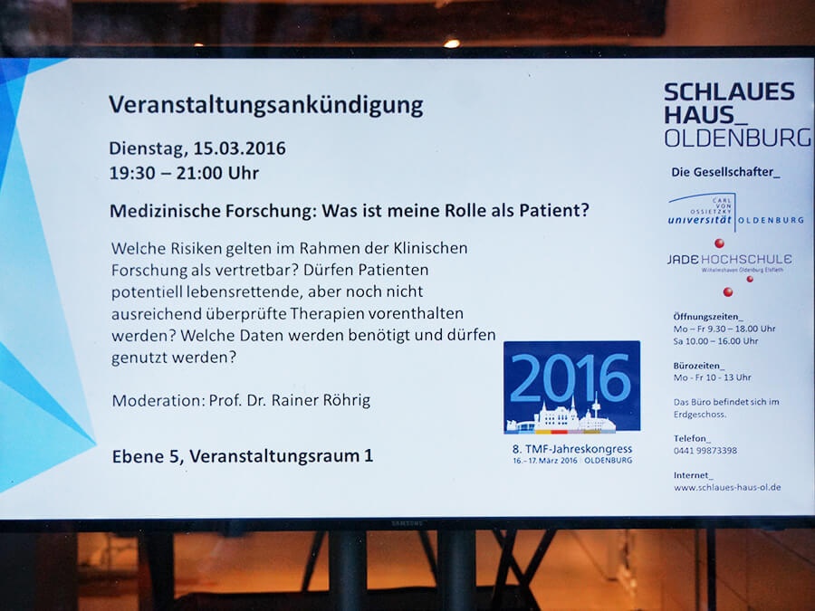 Schlaues Haus 2 TMF Jahreskongress 2016