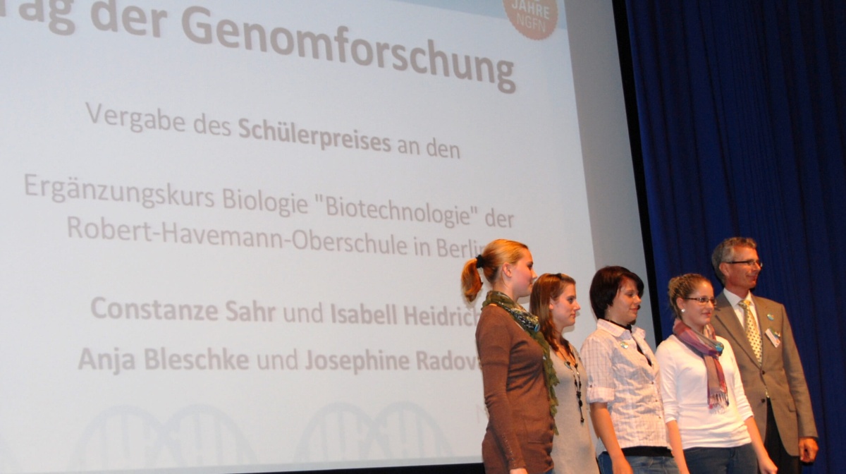 Schülerpreis Tag der Genomforschung 2011 