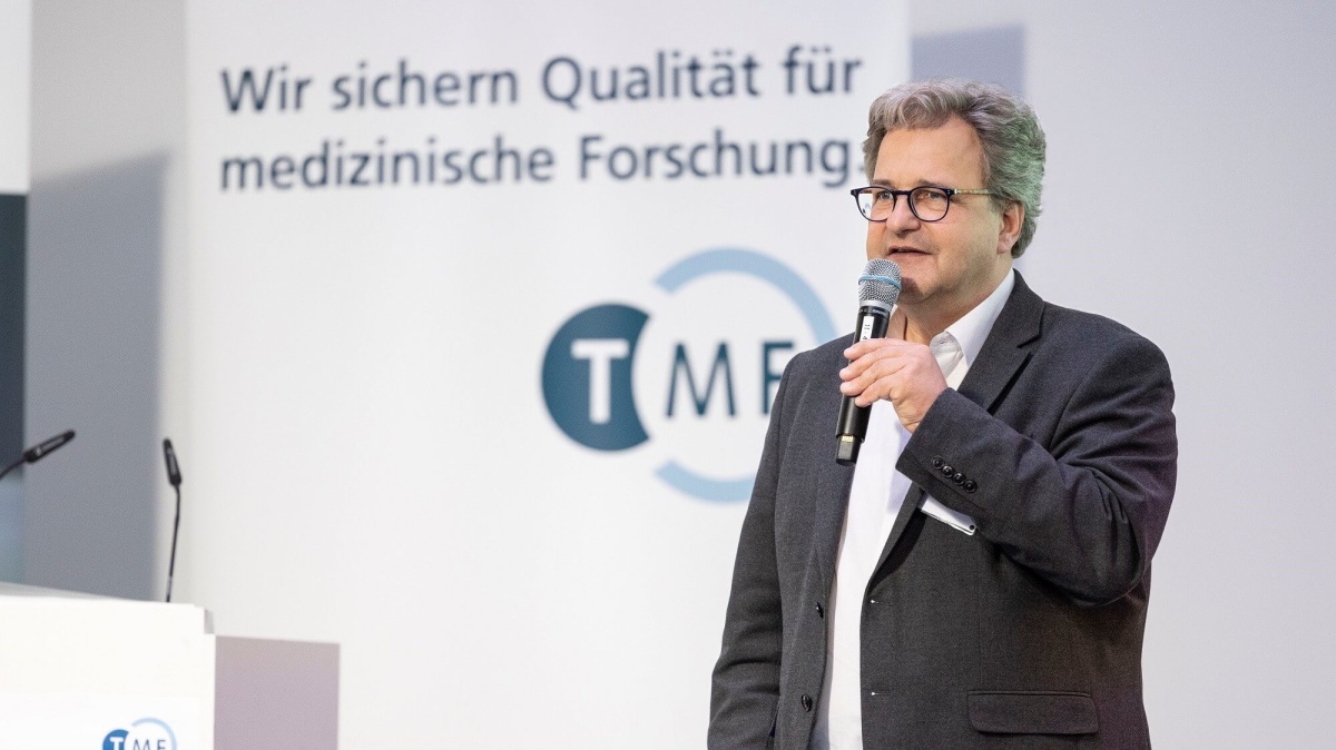 Sebastian C. Semler auf dem Biobanken-Symposium 2023