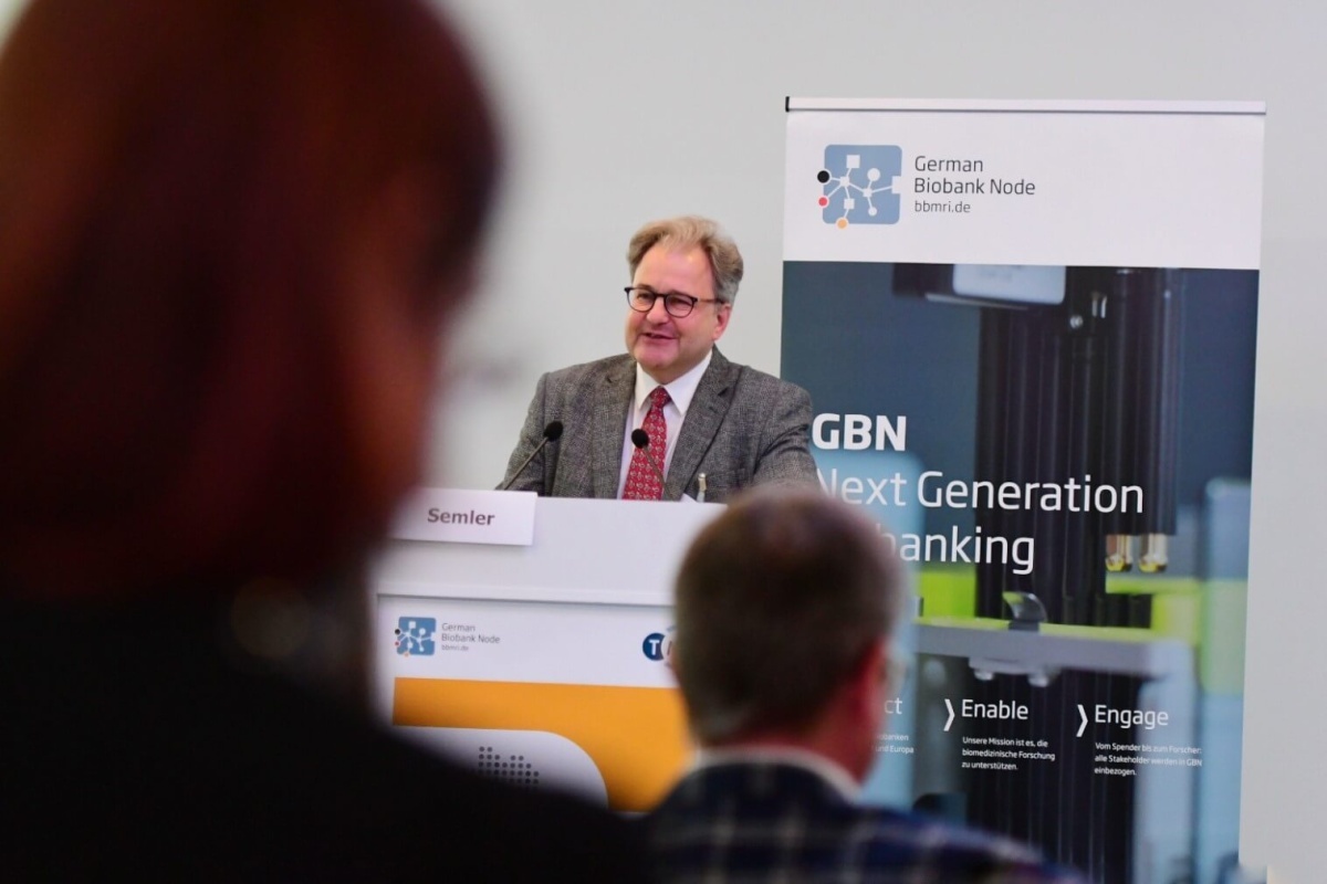 Sebastian C. Semler Sebastian C. Semler beim Biobanken Symposium 2022