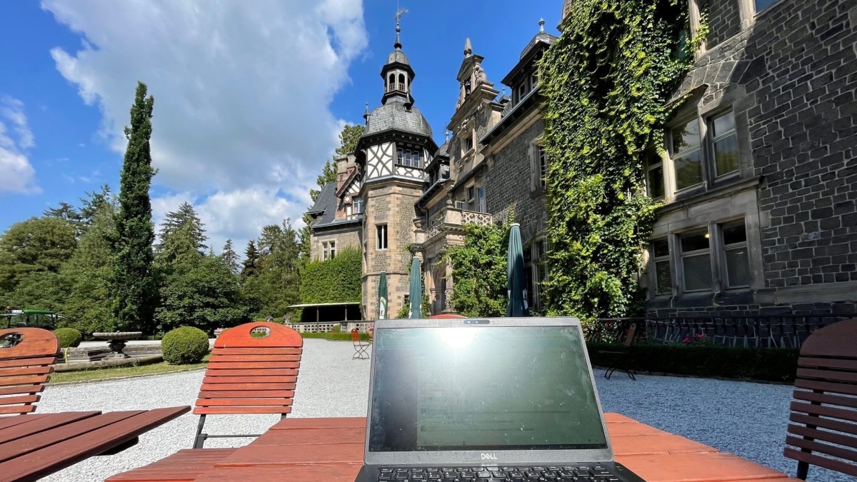 Außenbereich von Schloss Rauischholzhausen