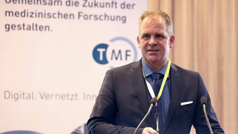 PD Dr. Andreas Till PD Dr. Andreas Till auf dem genomDE-Symposium 2025