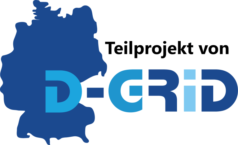 Logo Teilprojekt von D-GRID